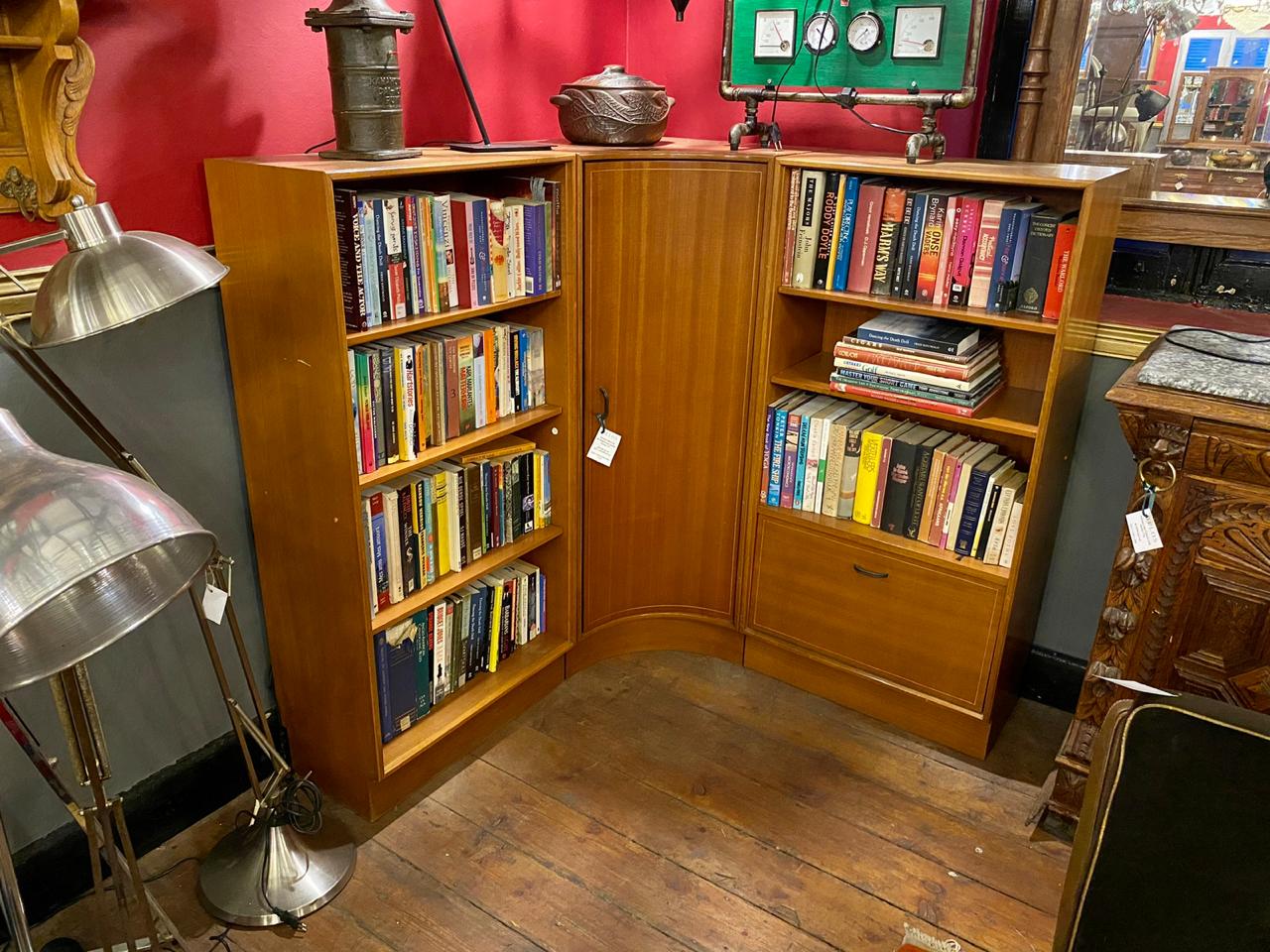 A Vintage 1960's Multilux Sectional Bookcase