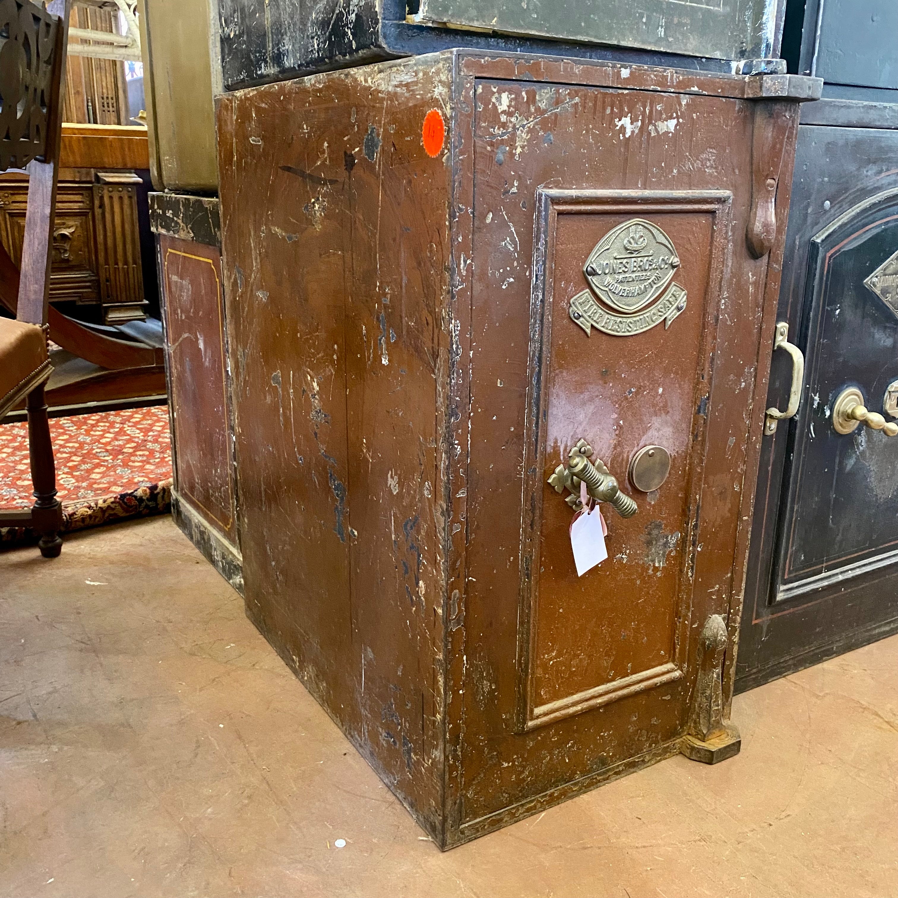 Unusual "Jones Bros" Antique Safe