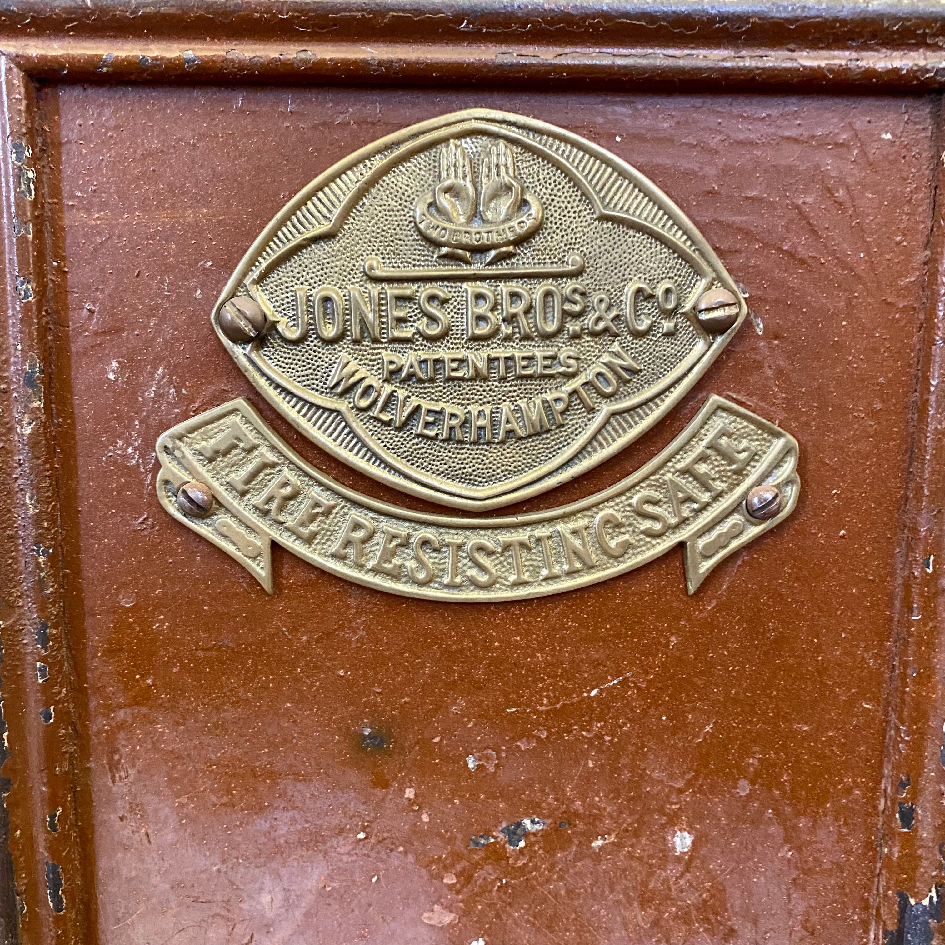 Unusual "Jones Bros" Antique Safe