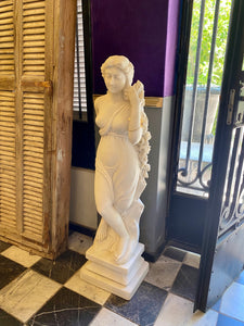 Classical White Marble Statue - SOLD