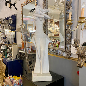 Elegant White Marble Statue - SOLD