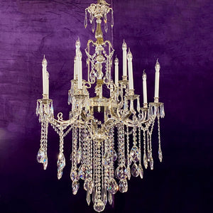 Beautiful and Large Delos Custom Chandelier