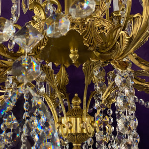 Beautiful and Large Delos Custom Chandelier