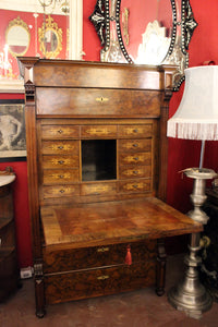 Antique Burr Walnut Secretaire