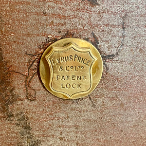 Antique Distressed "Cyrus Price and Co" Safe