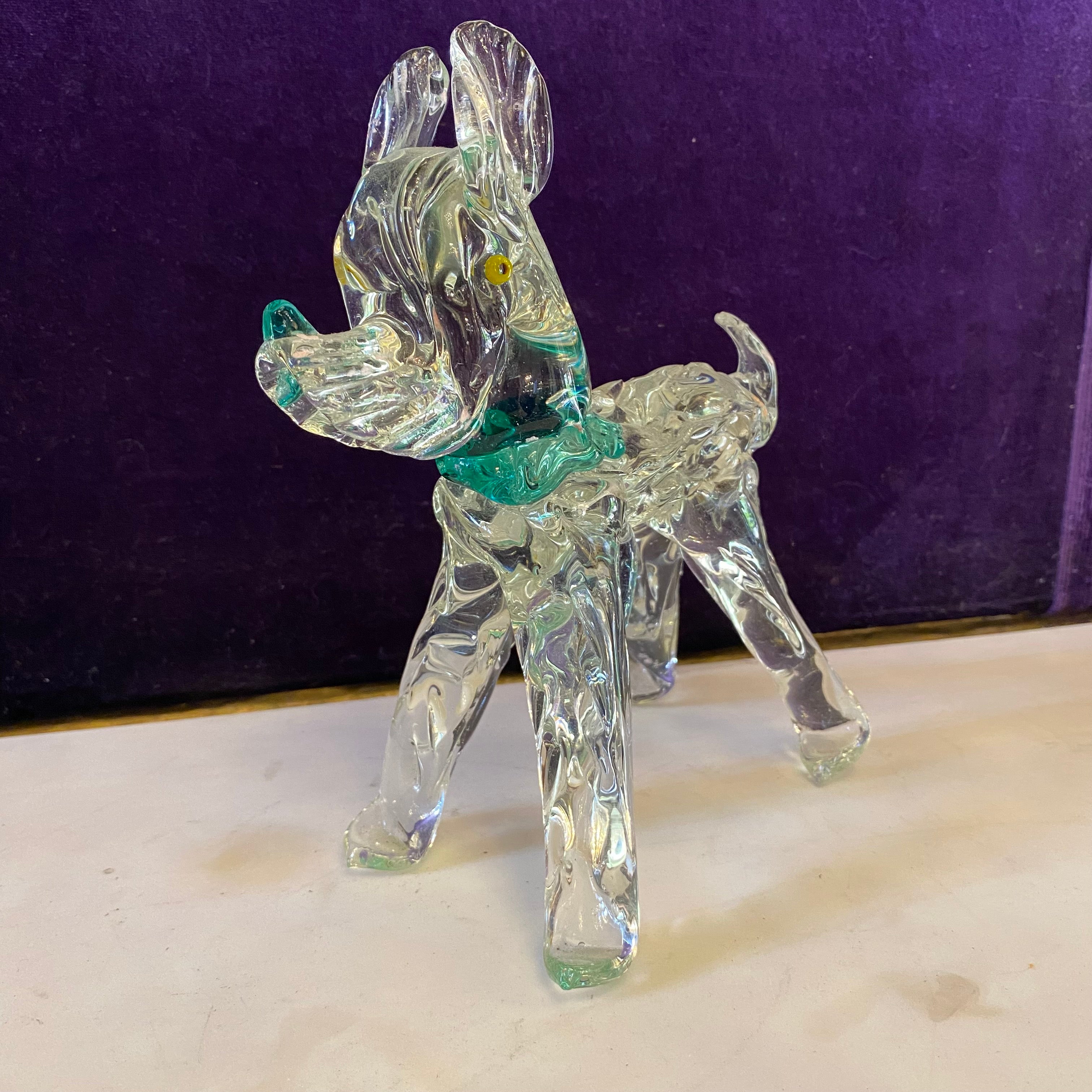 Delightful Vintage Murano Glass Poodle