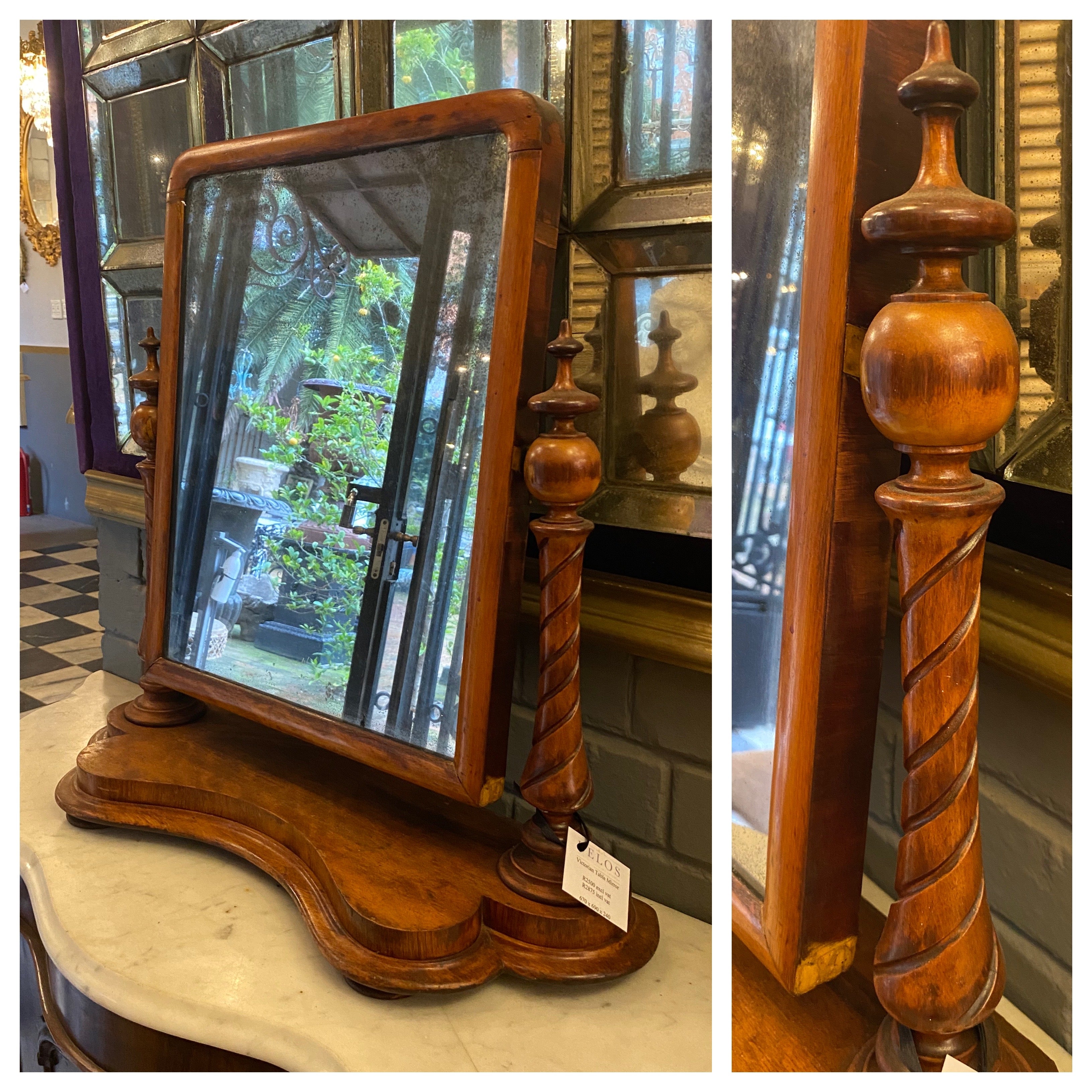 Victorian Table Mirror - SOLD