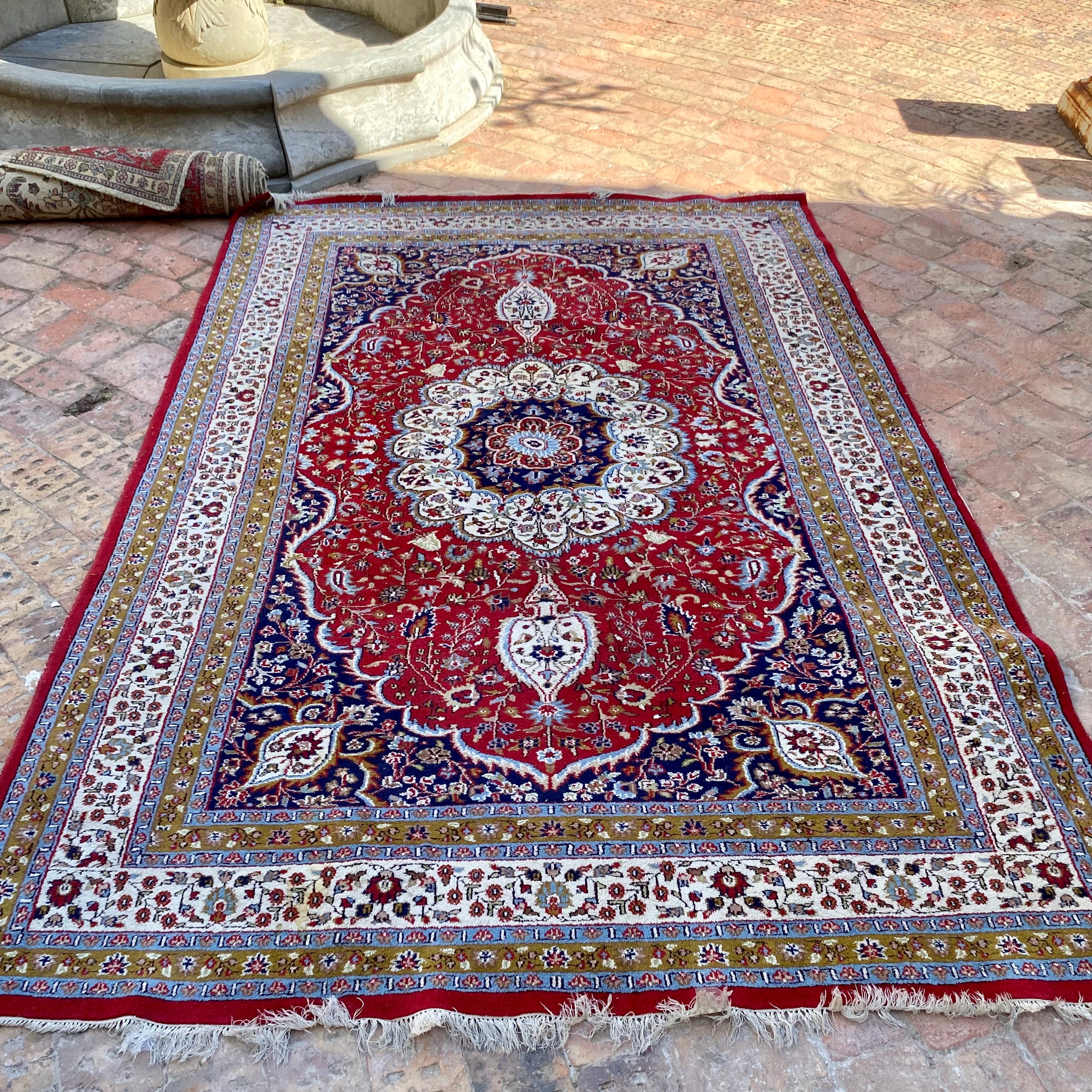 Beautiful Bright Vintage Rug