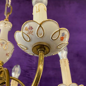 Pretty Vintage Delft Chandelier