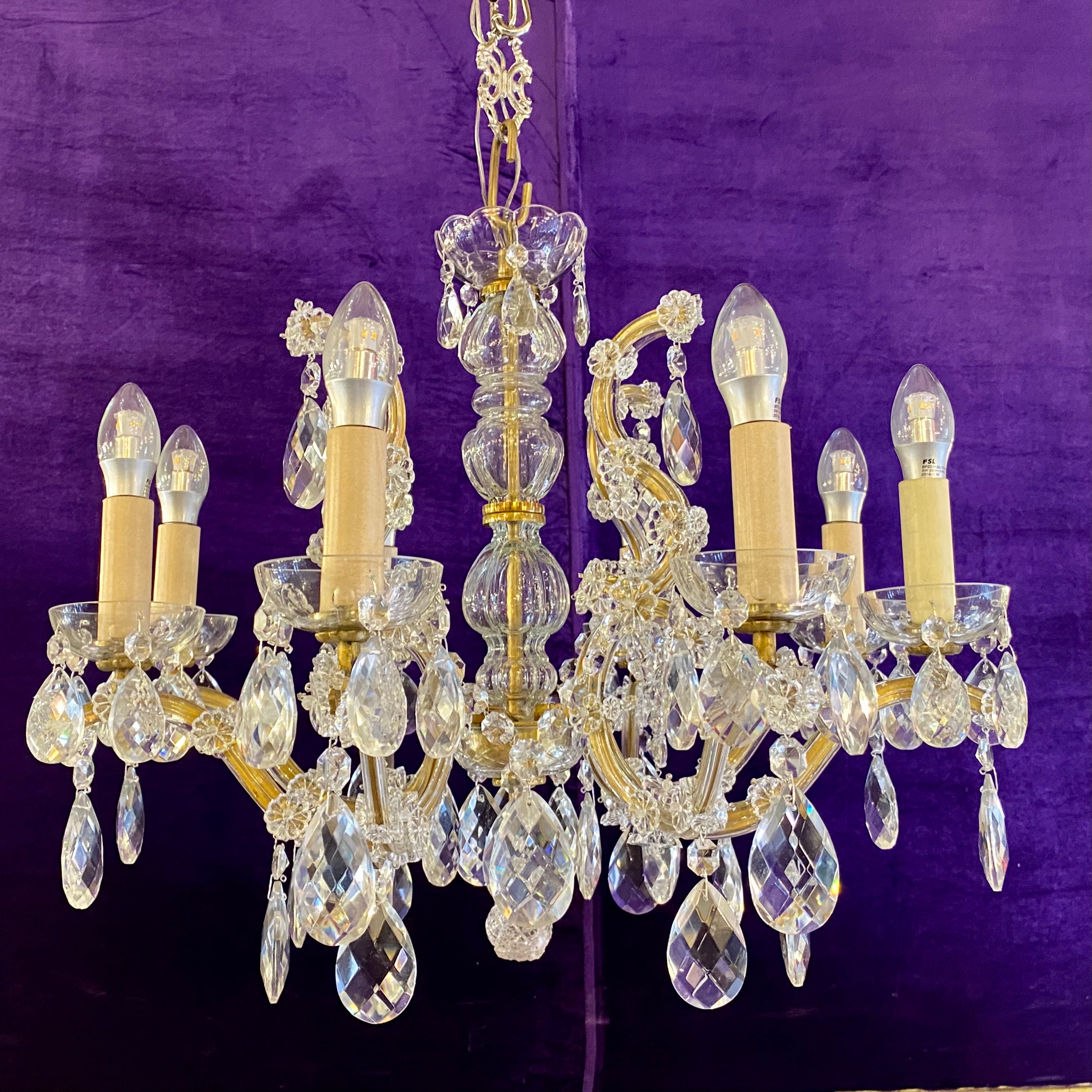 An Antique Maria Theresa Chandelier