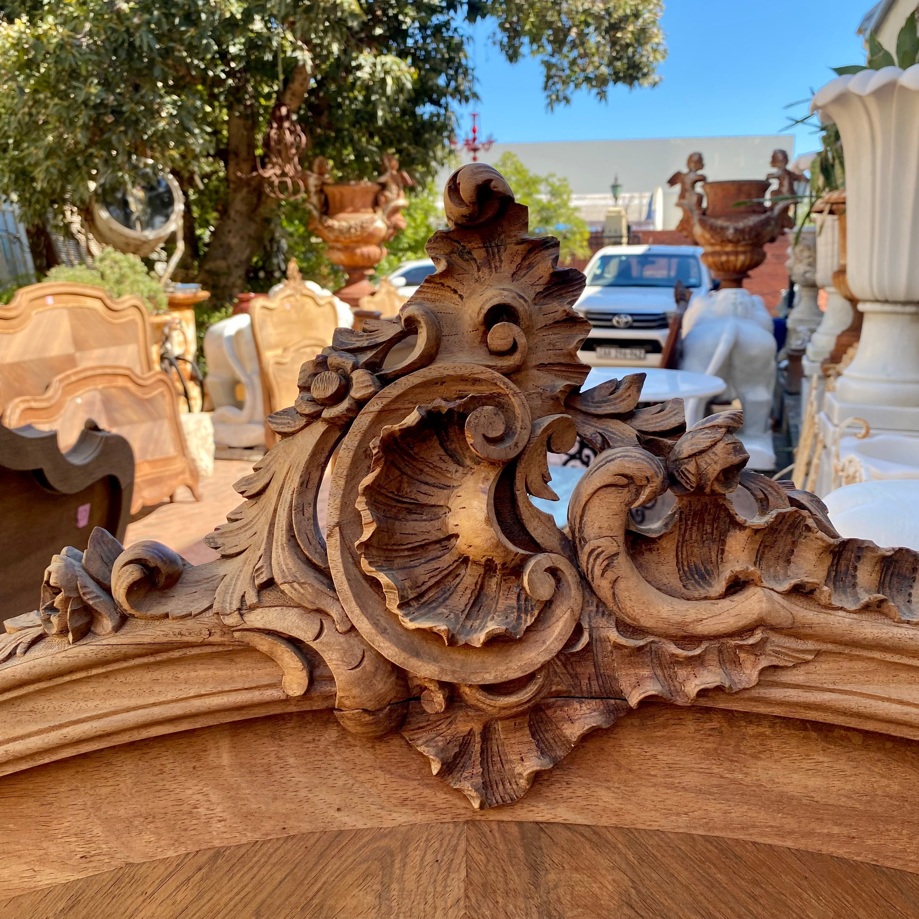 Antique Walnut Bed Set - Double