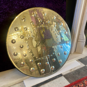 Aged Bubble Mirror