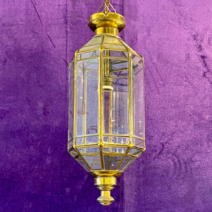 Polished Brass Lantern