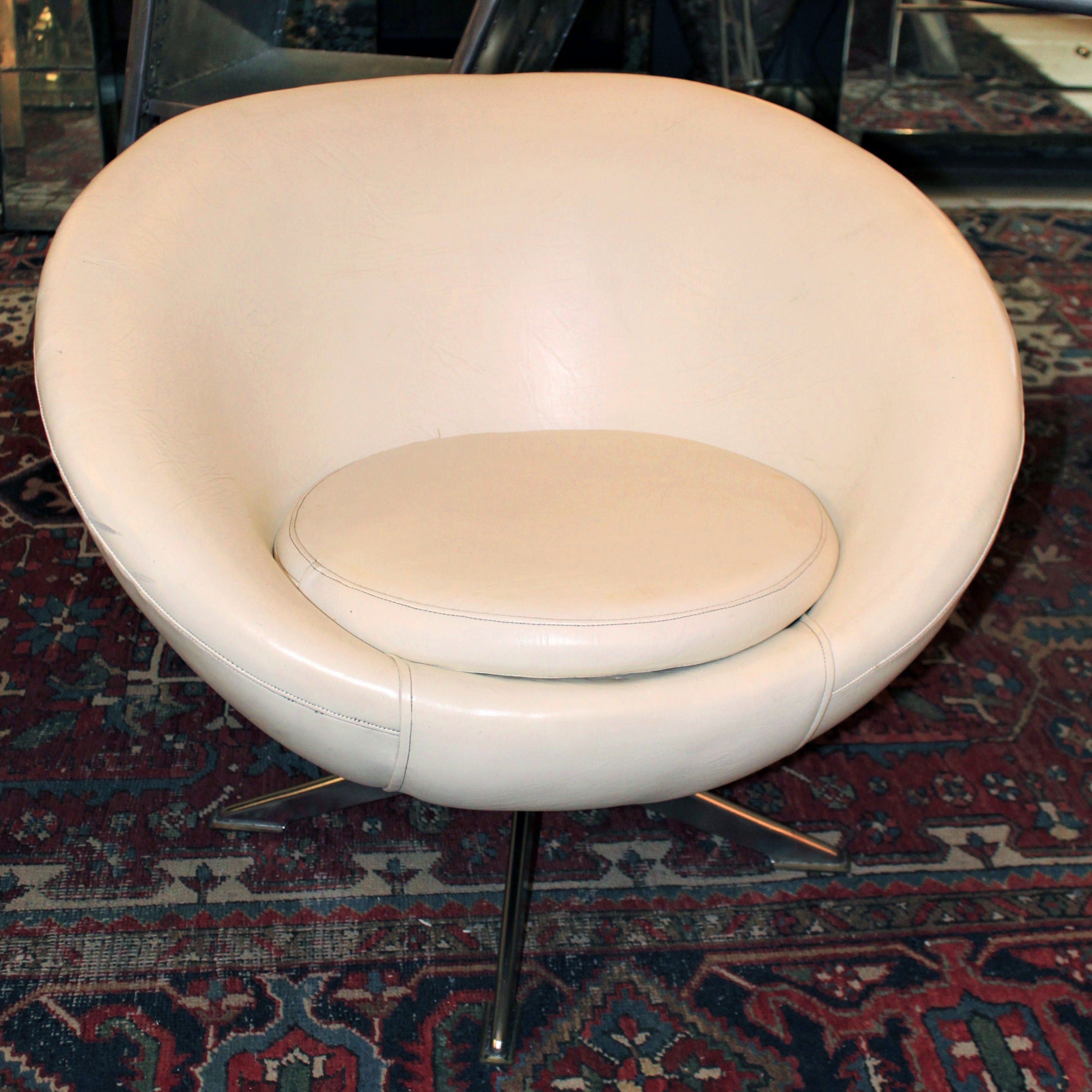 Set of Three Vintage Swivel Tub Chairs  - SOLD