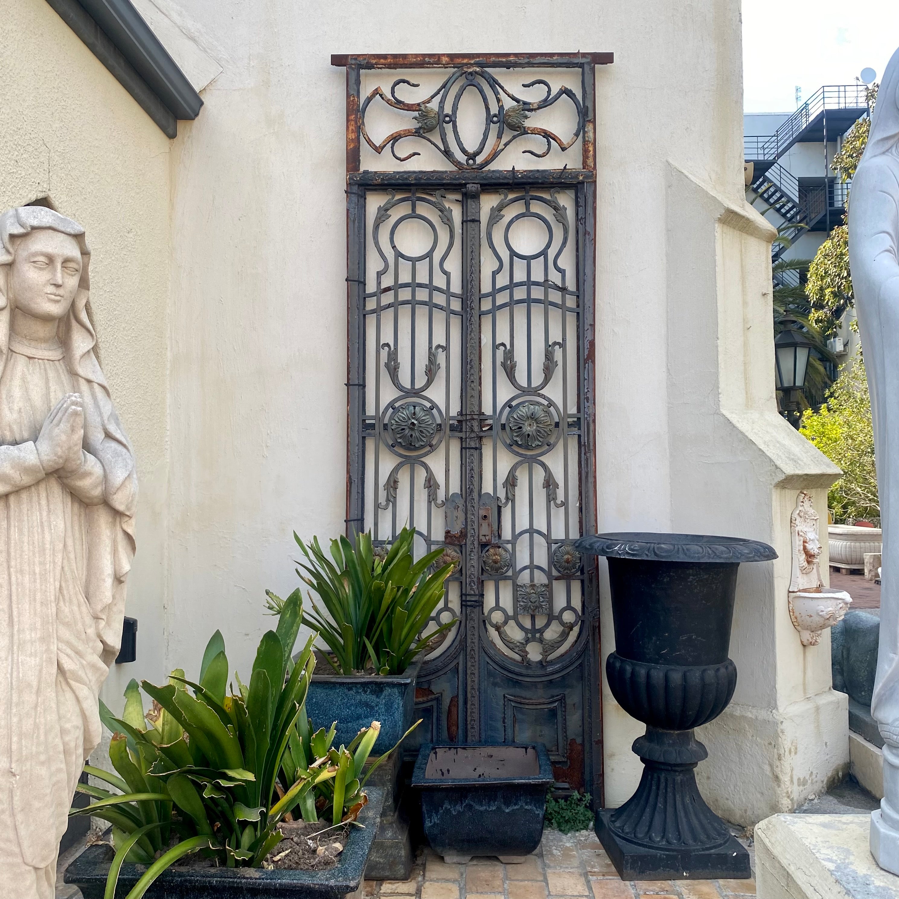 Beautiful Forged Steel Gate with Bronze Castings