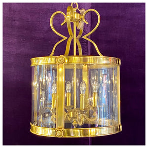 Polished Brass Lantern