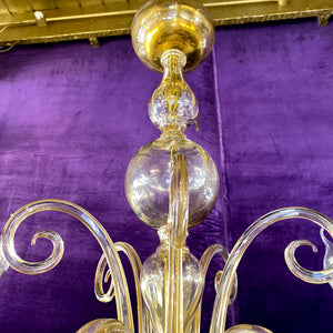 1930's Venetian Glass Chandelier - SOLD