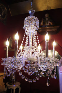 Very Rare Bohemian Crystal Chandelier