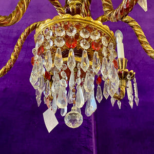 Very Special and Rare Venetian Glass Chandelier