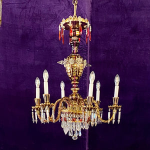 Very Special and Rare Venetian Glass Chandelier