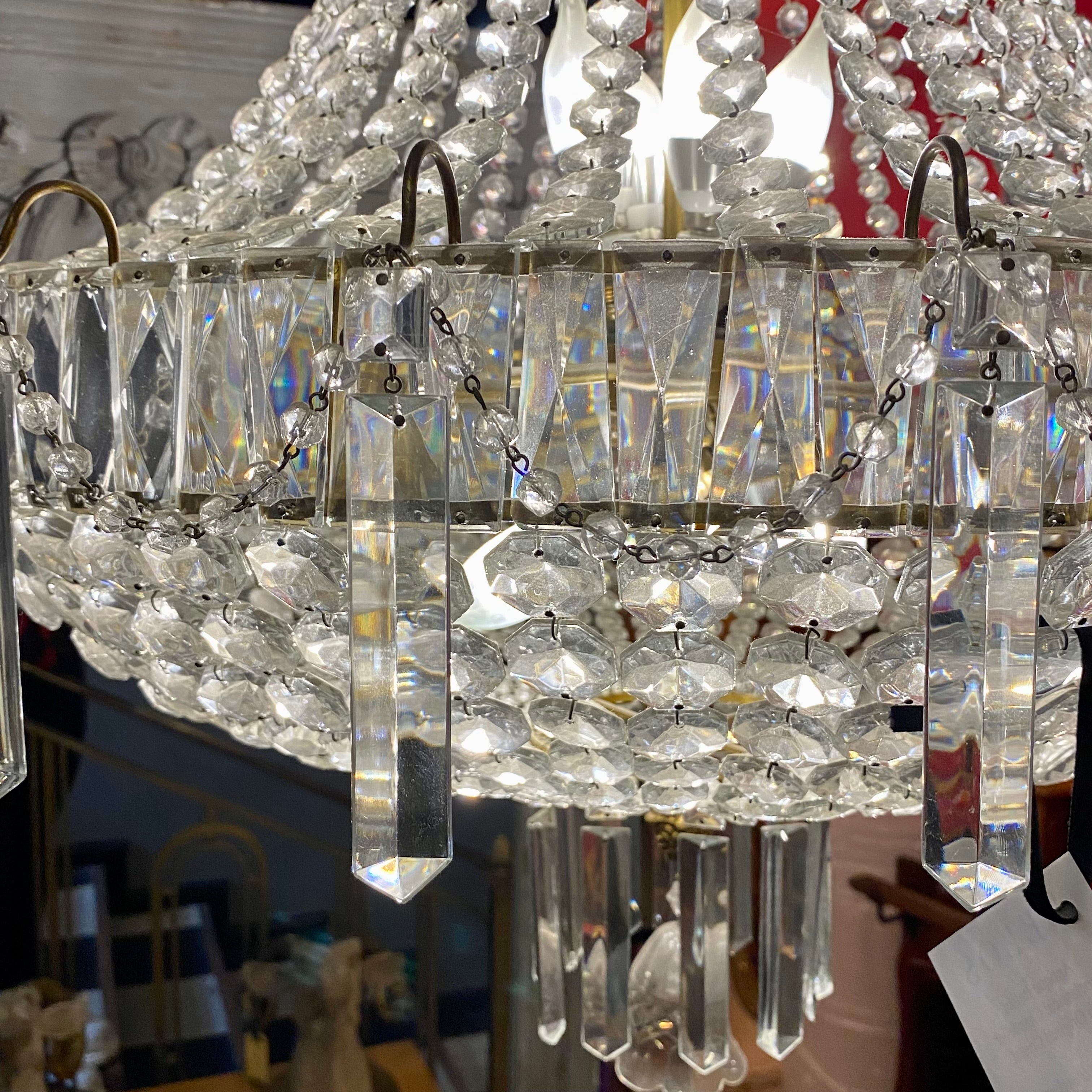 1930's Italian Neoclassical Chandelier - SOLD