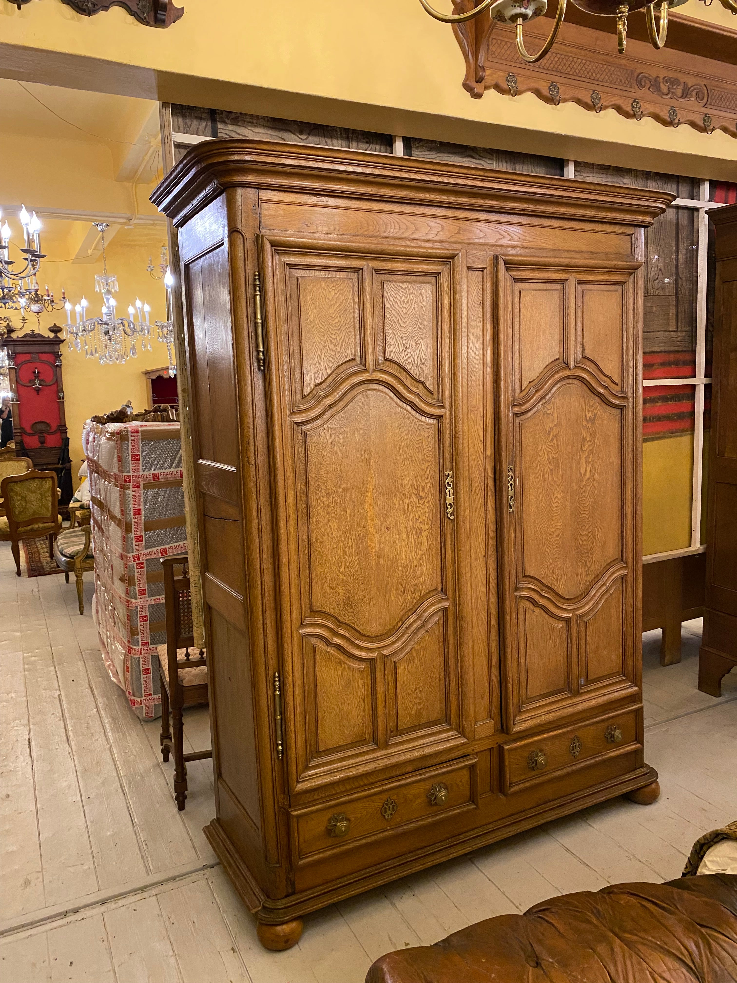 Antique Oak Wardrobe