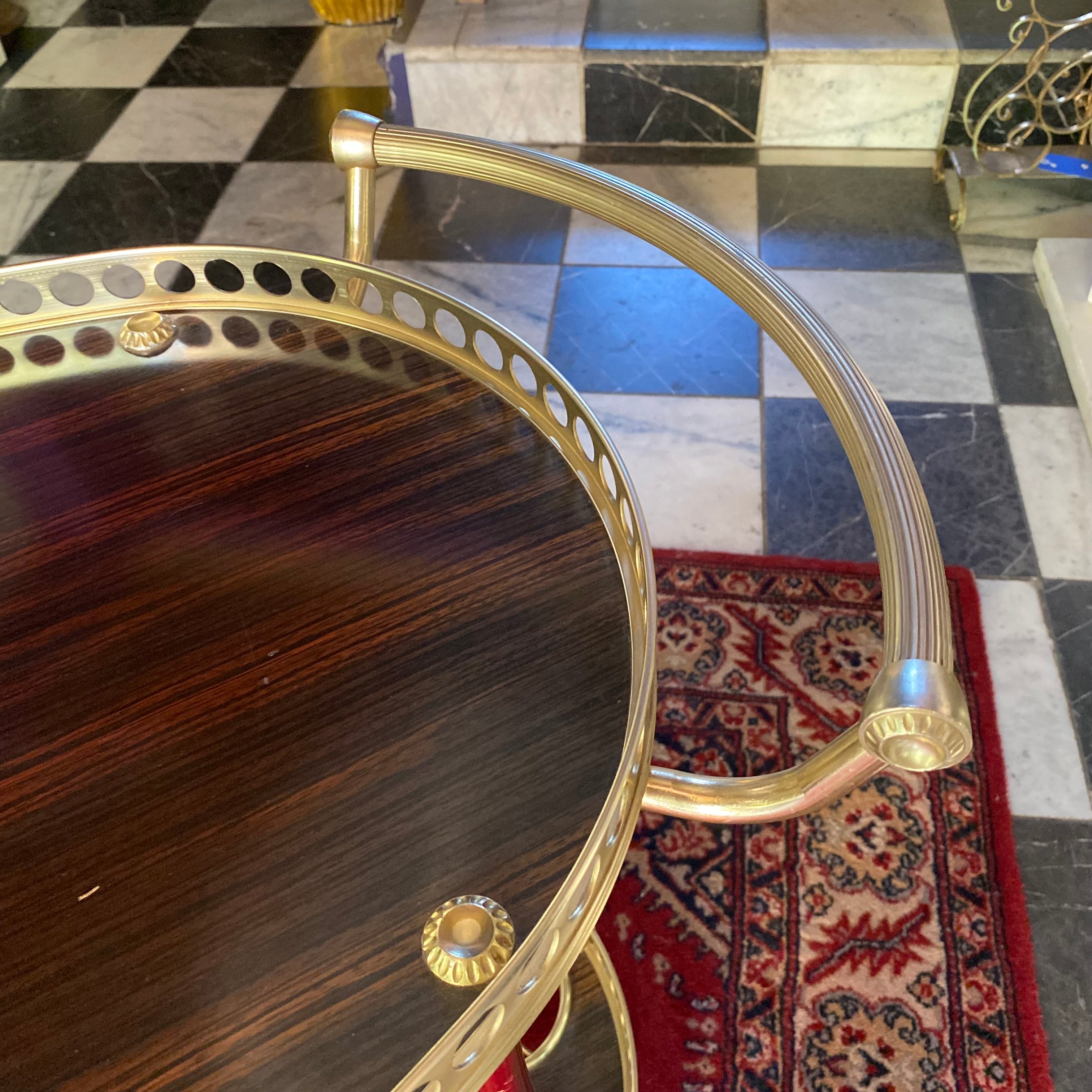 Vintage Italian Drinks Trolley with Red Details - SOLD