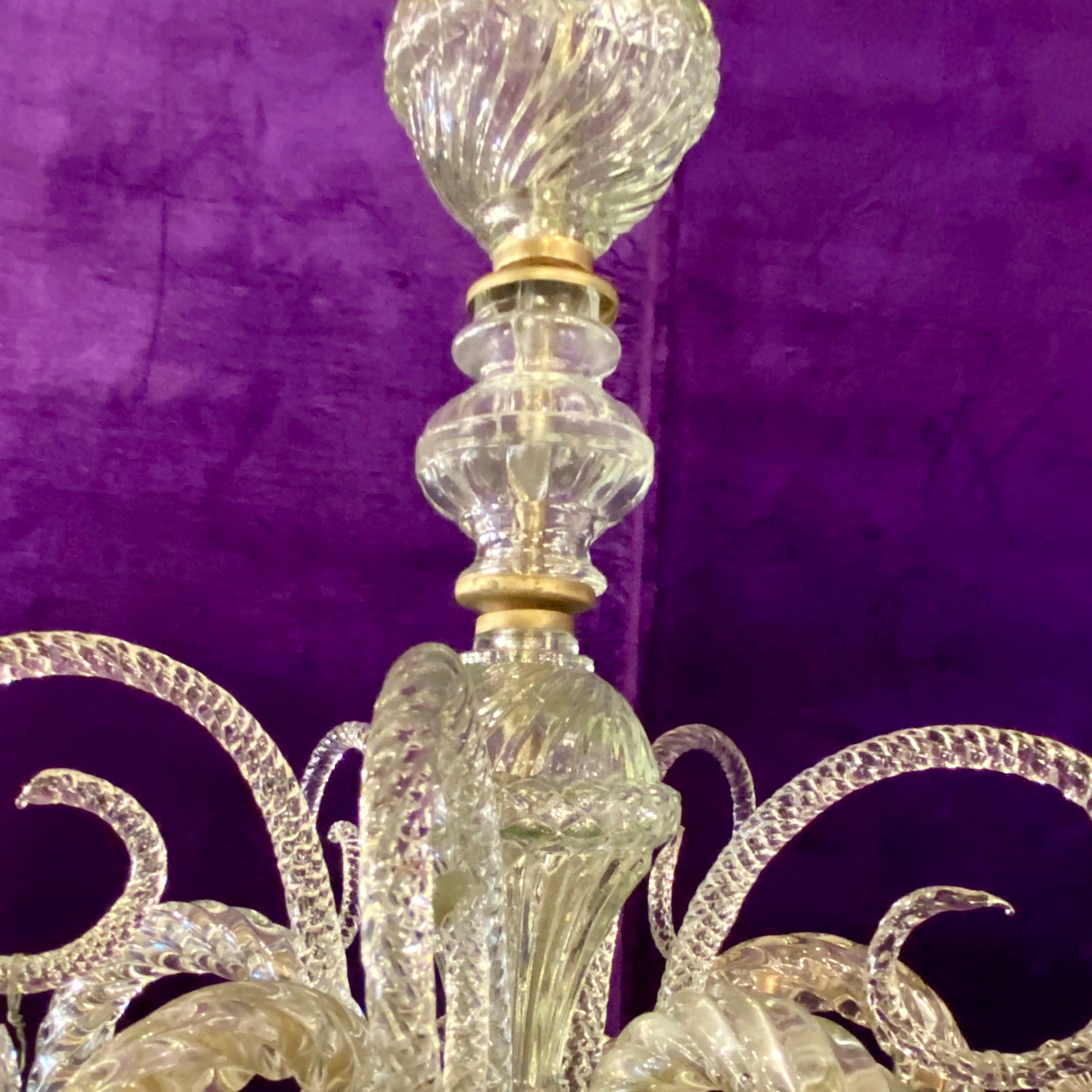 1930's Venetian Glass Chandelier - SOLD