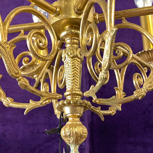 Antique Brass Chandelier