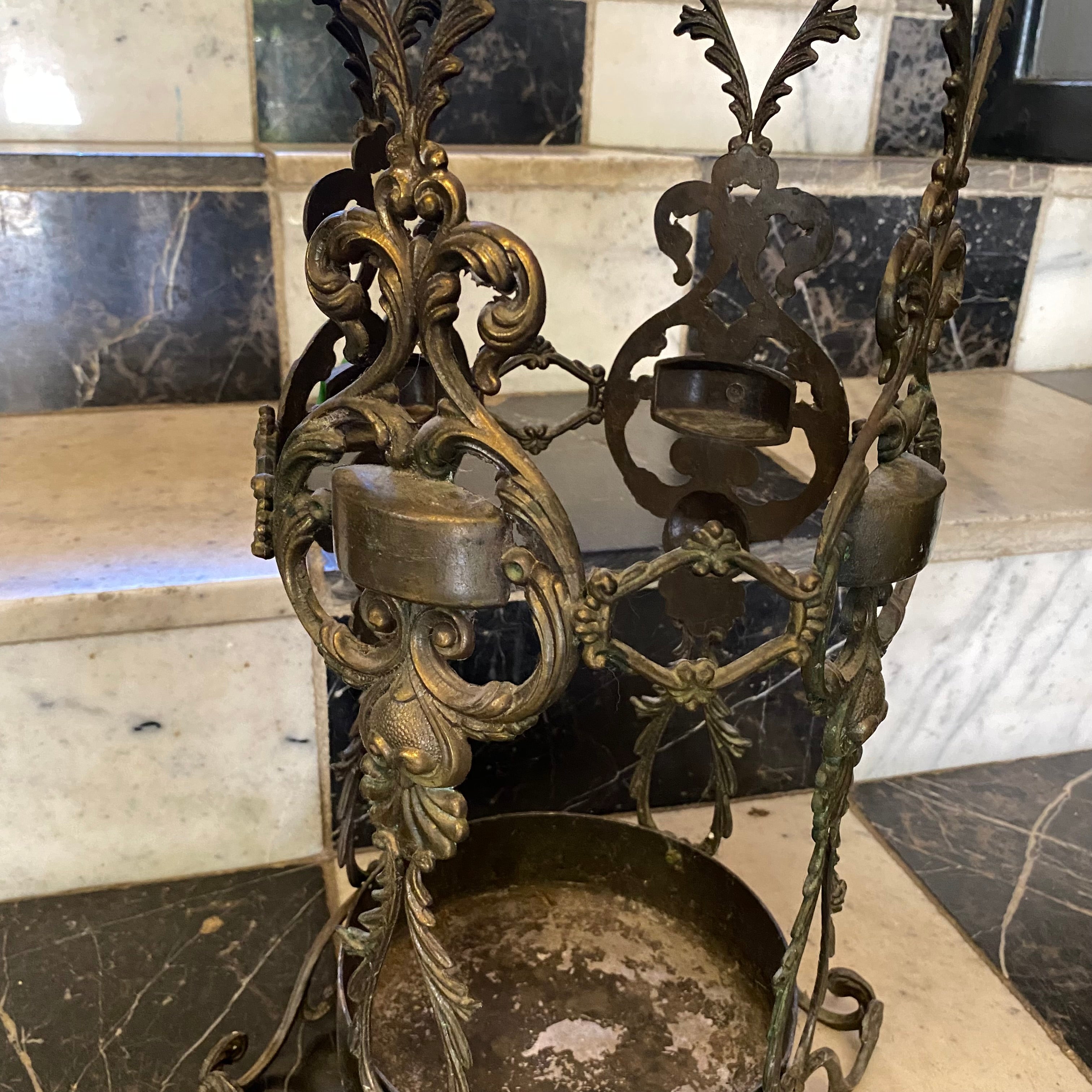 Antique Cast Iron Umbrella Stand