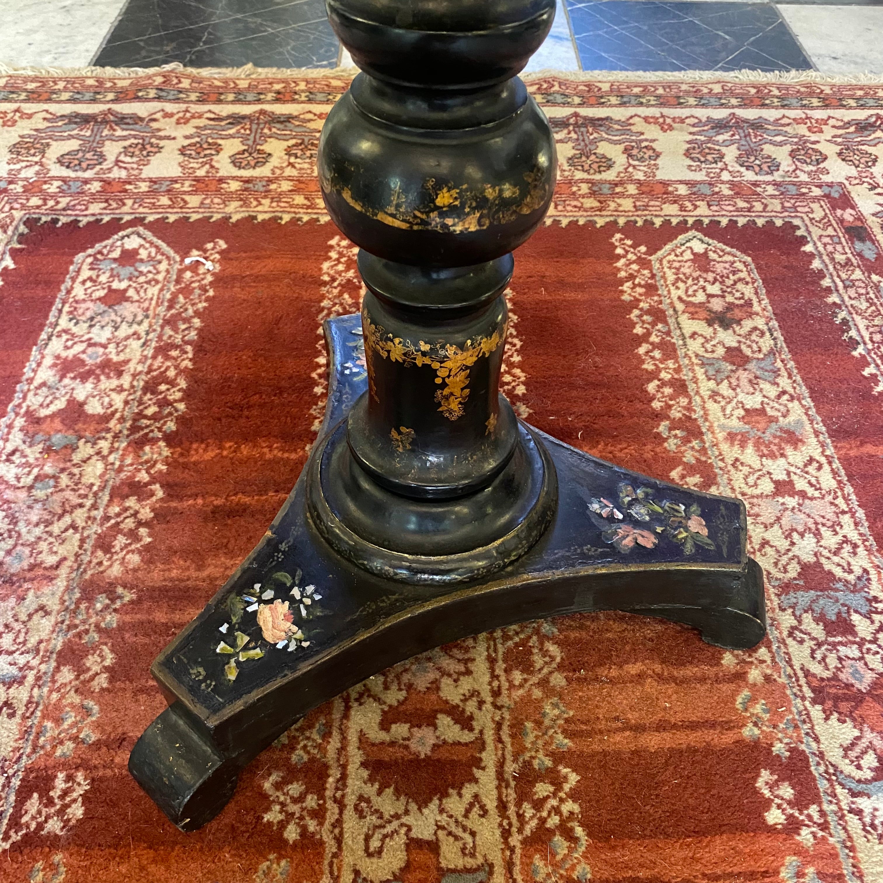 Antique Chinoiserie Games Table