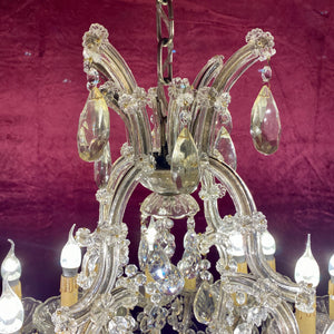 Incredible Antique Maria Theresa Chandelier - SOLD