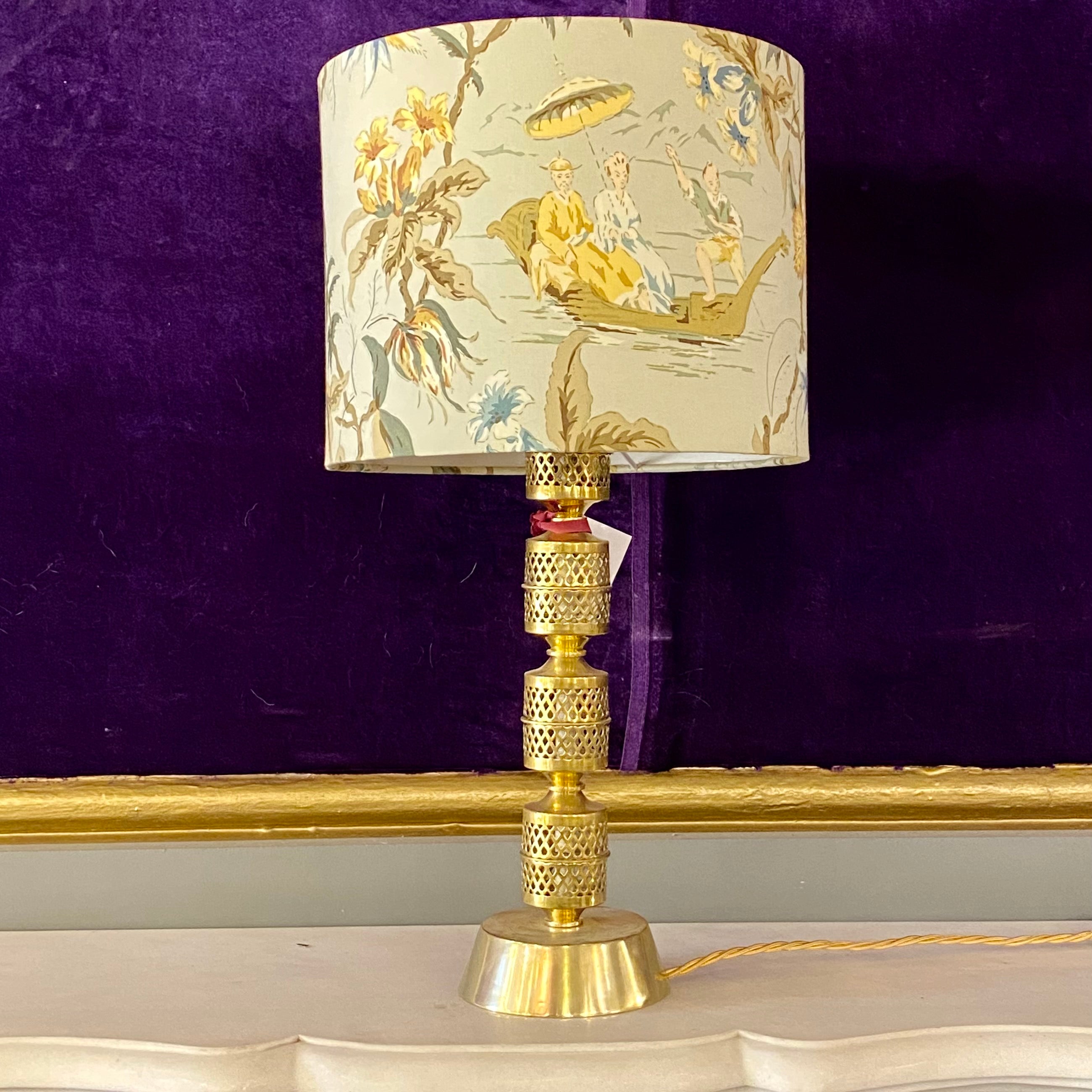 Vintage Brass Table Lamp