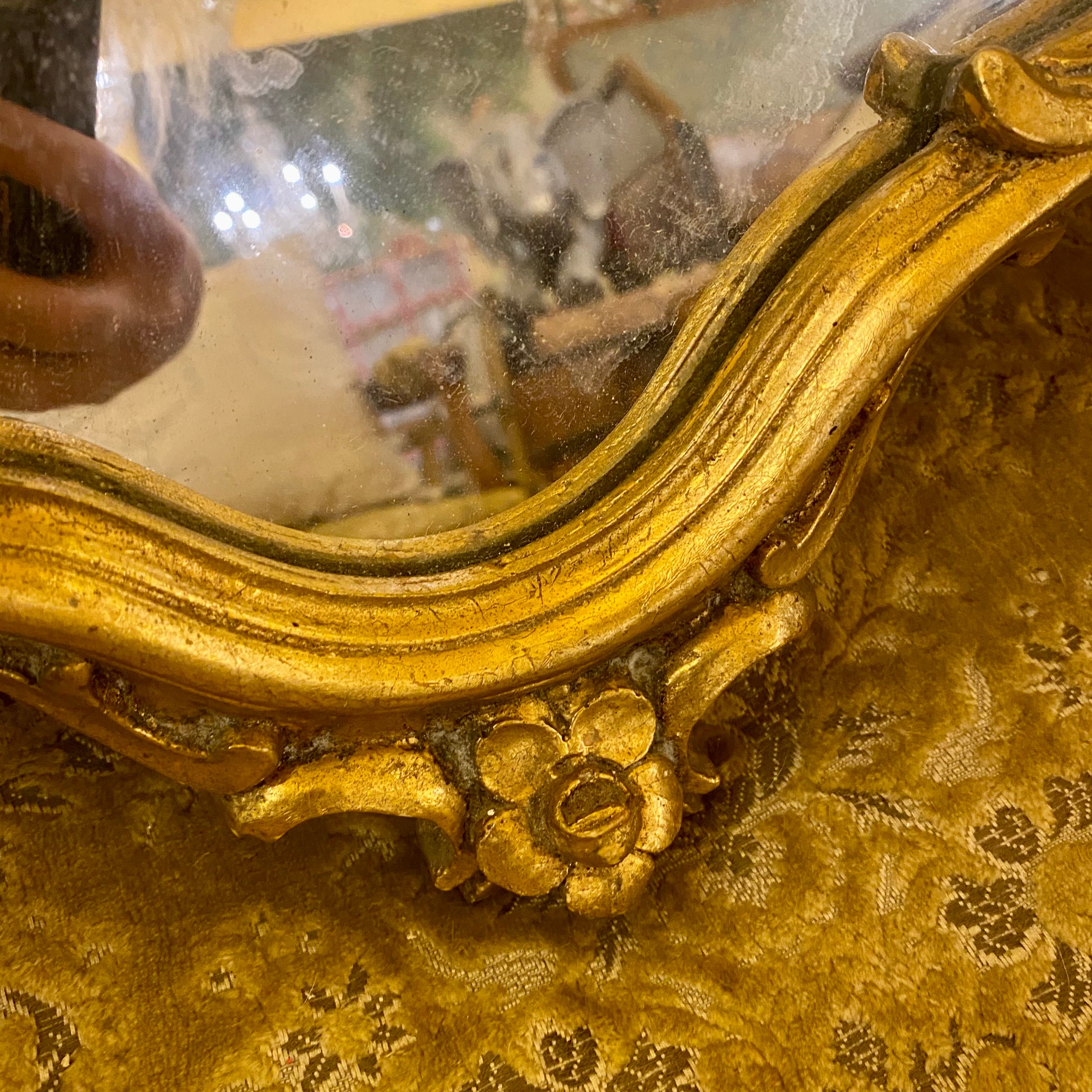 Antique French Gilt Mirror