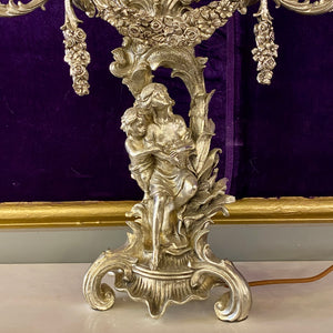 Large Silver Plated Table Candelabra - SOLD