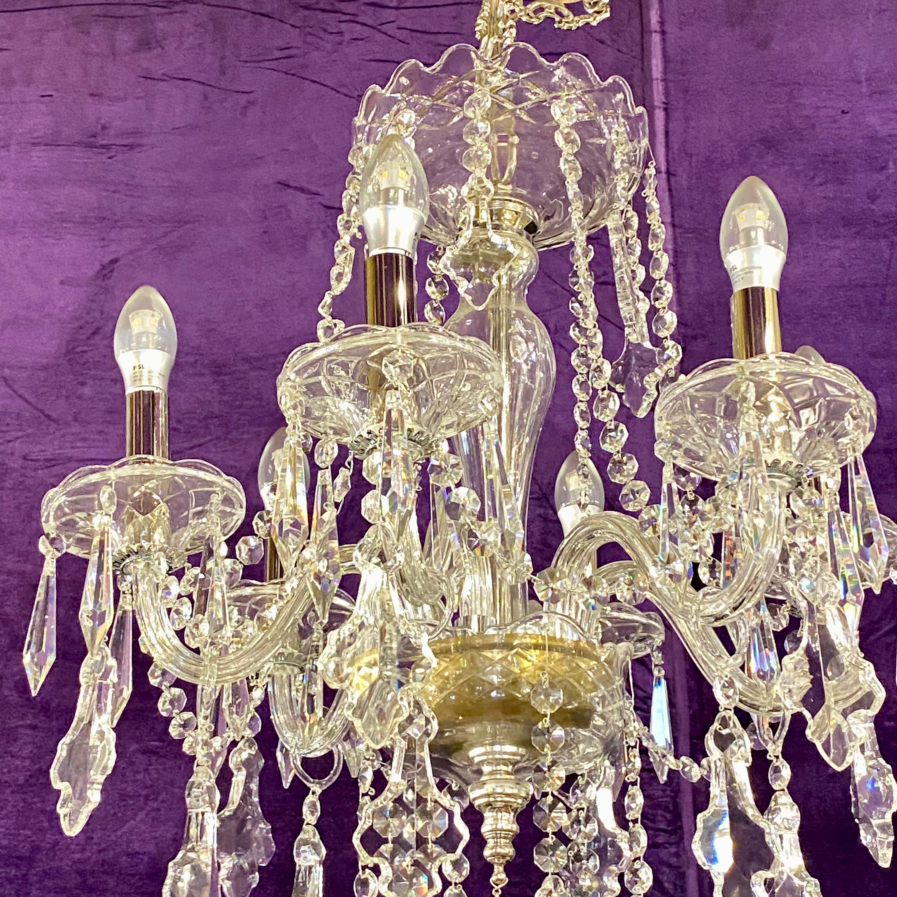 Bohemian Chandelier with Crystals