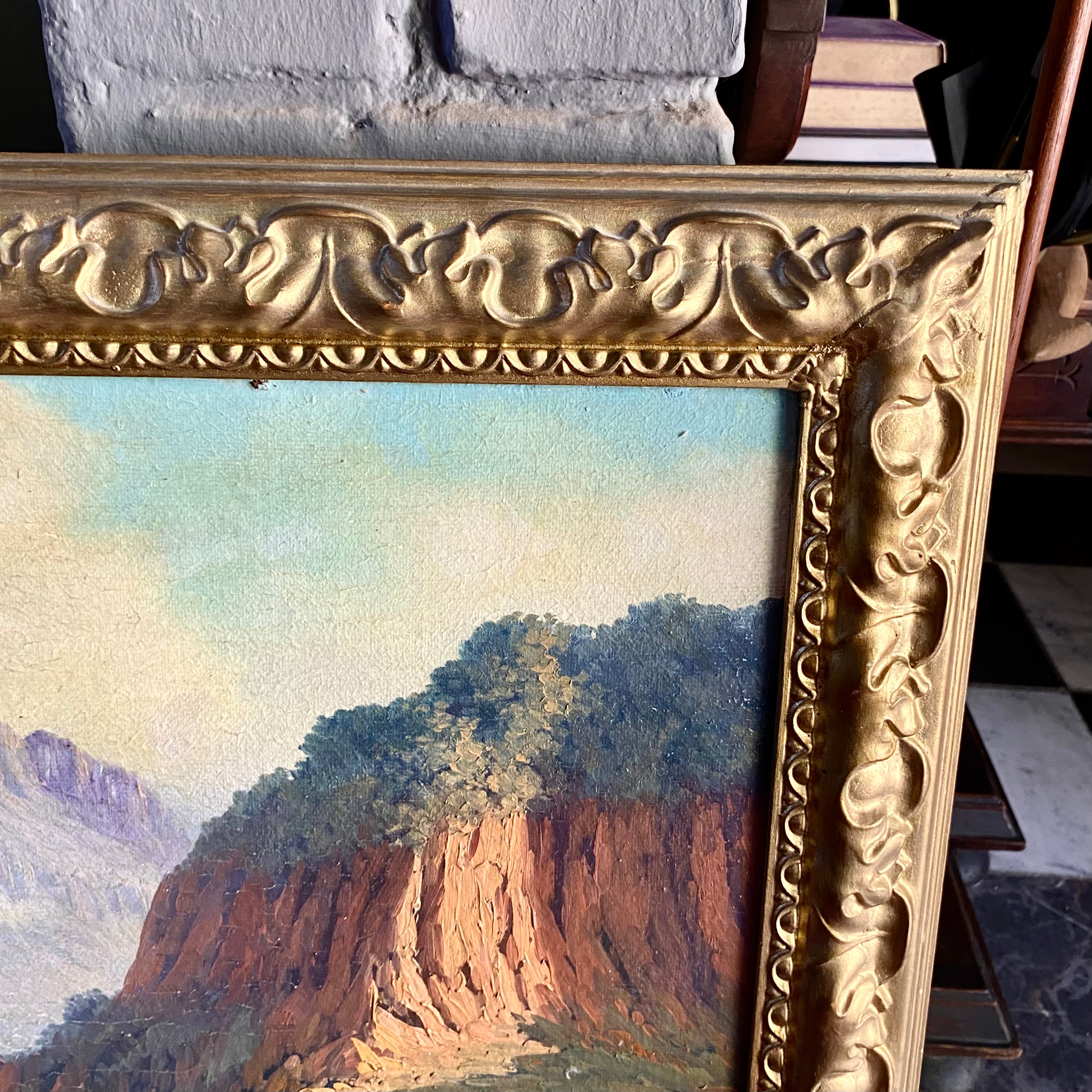 Antique South African Oil Painting