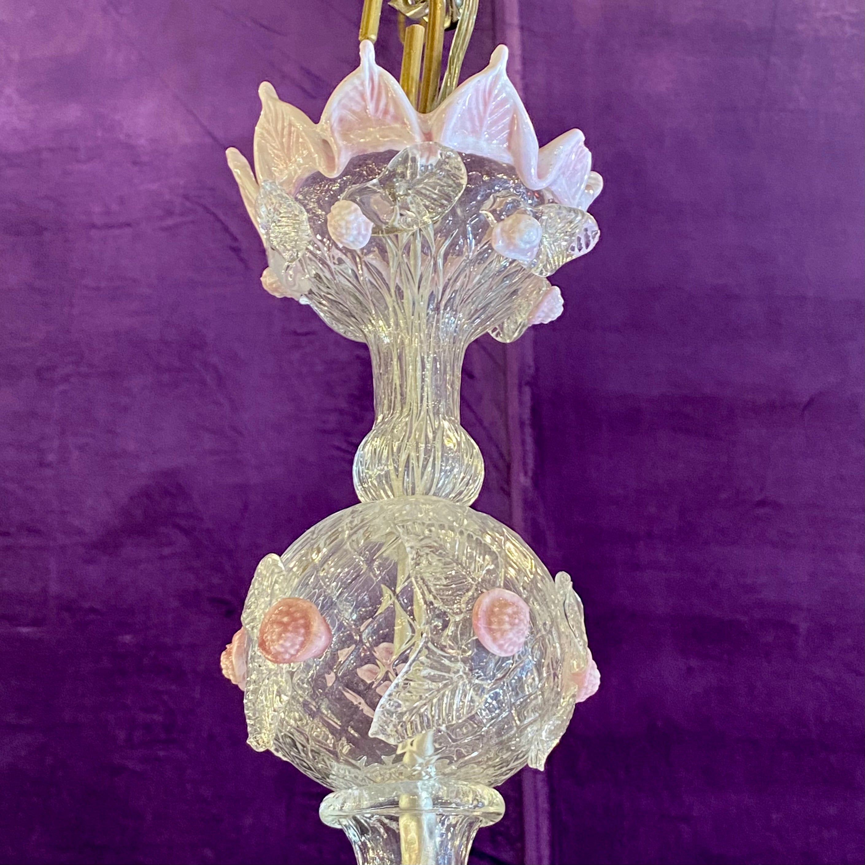 Antique Murano Glass Chandelier