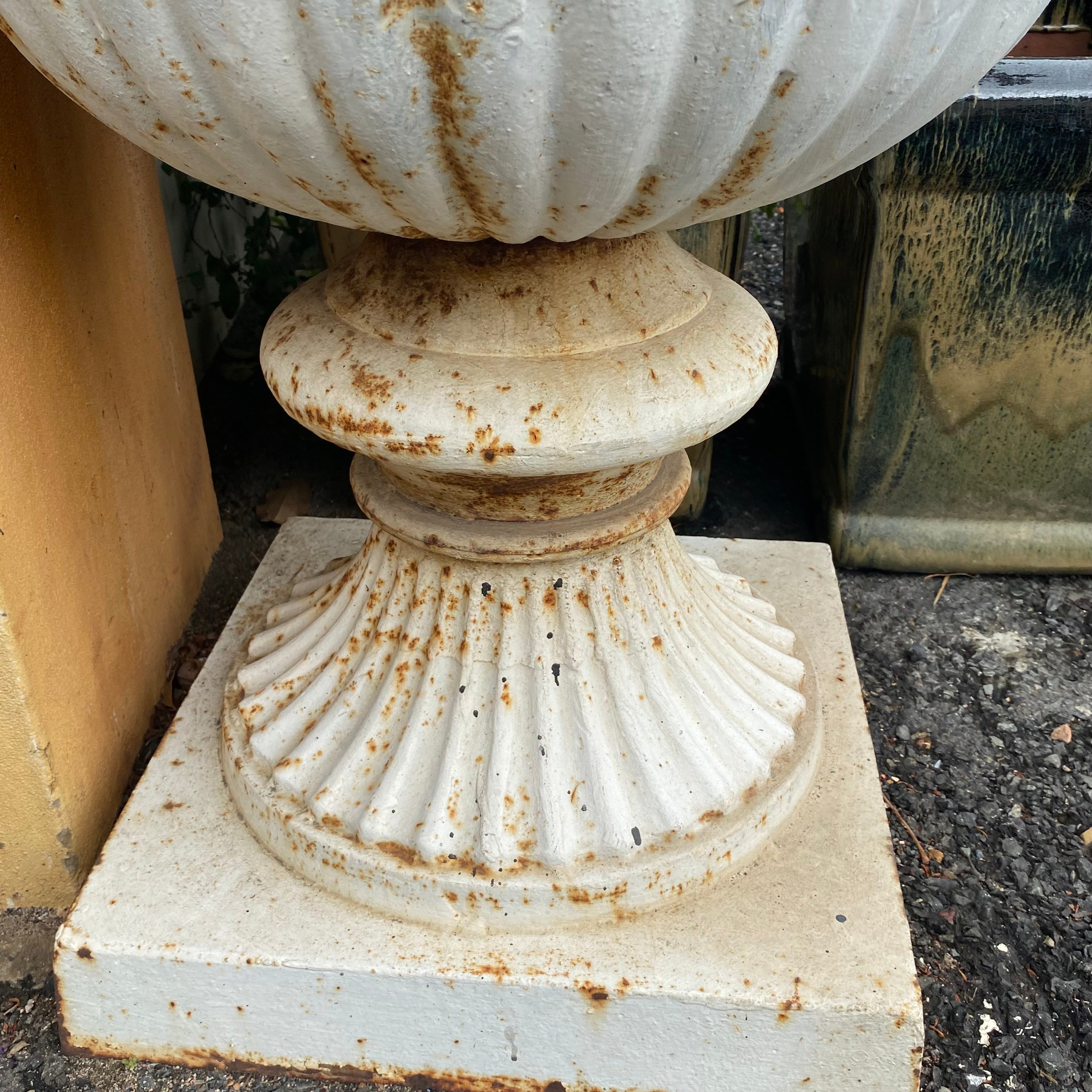 Cast Iron Urn with Deep Belly - SOLD