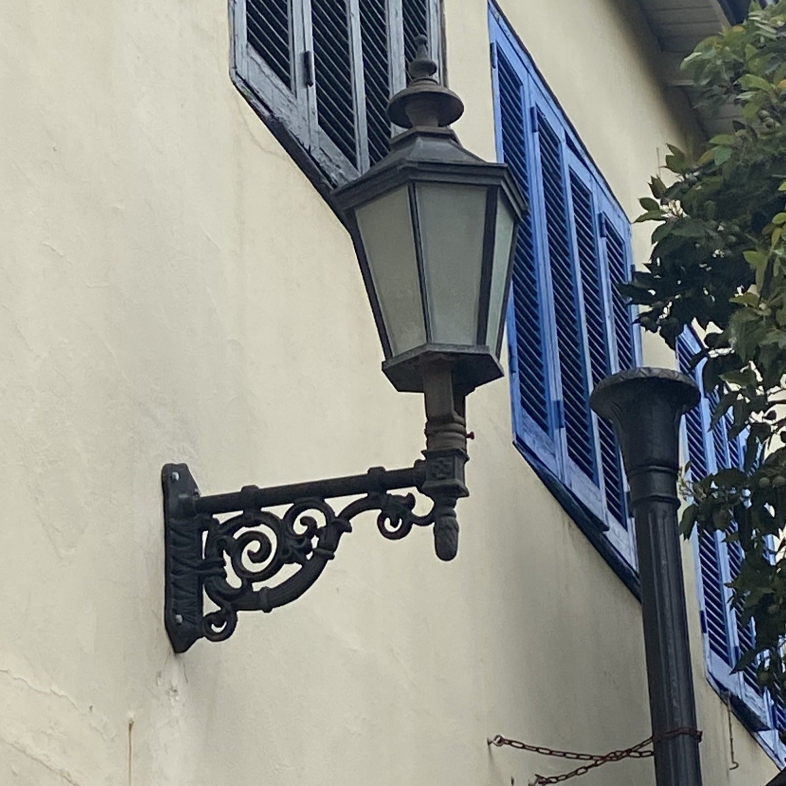 Cast Iron Lantern on Bracket