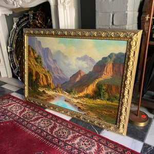 Antique South African Oil Painting