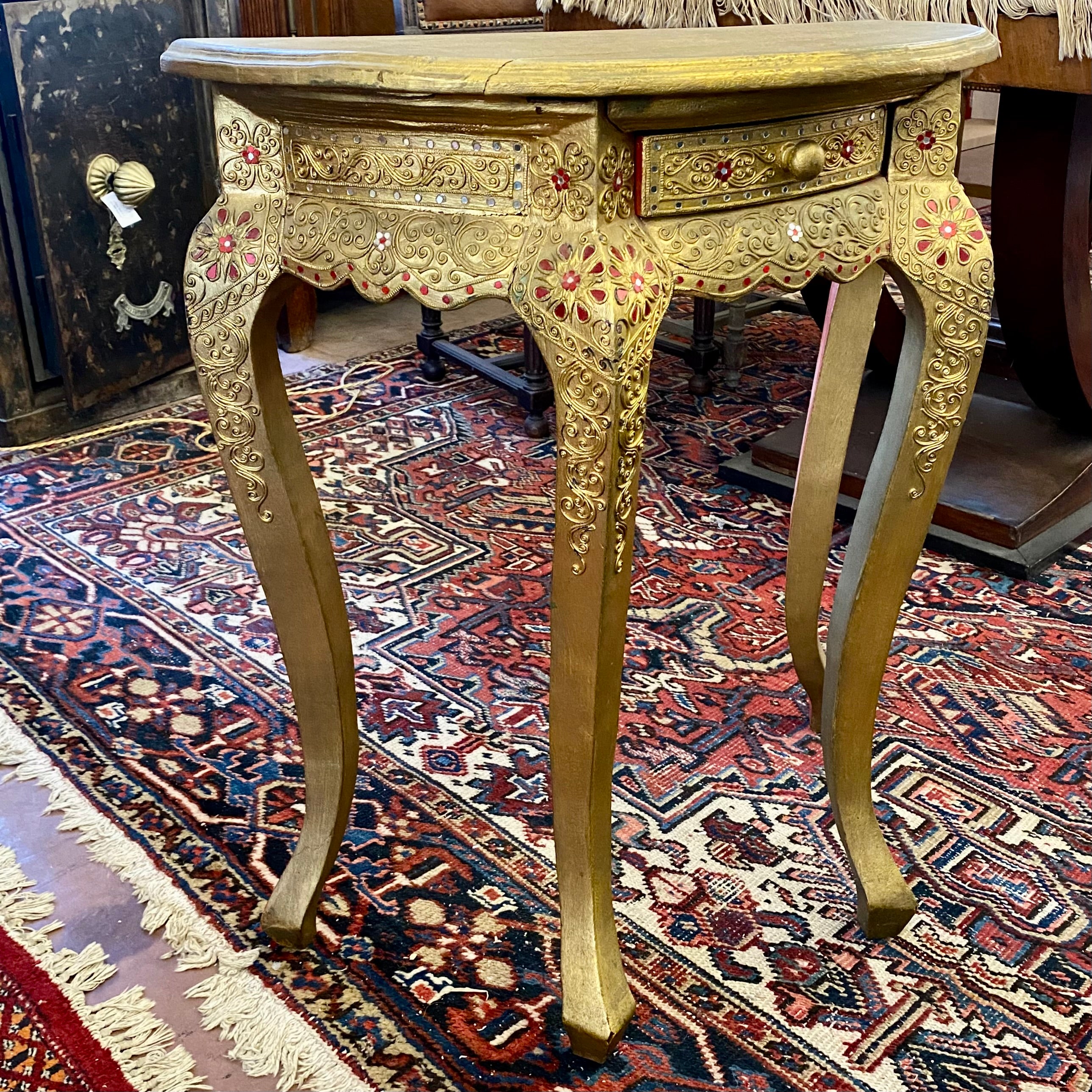 French Style Gold Pedestal