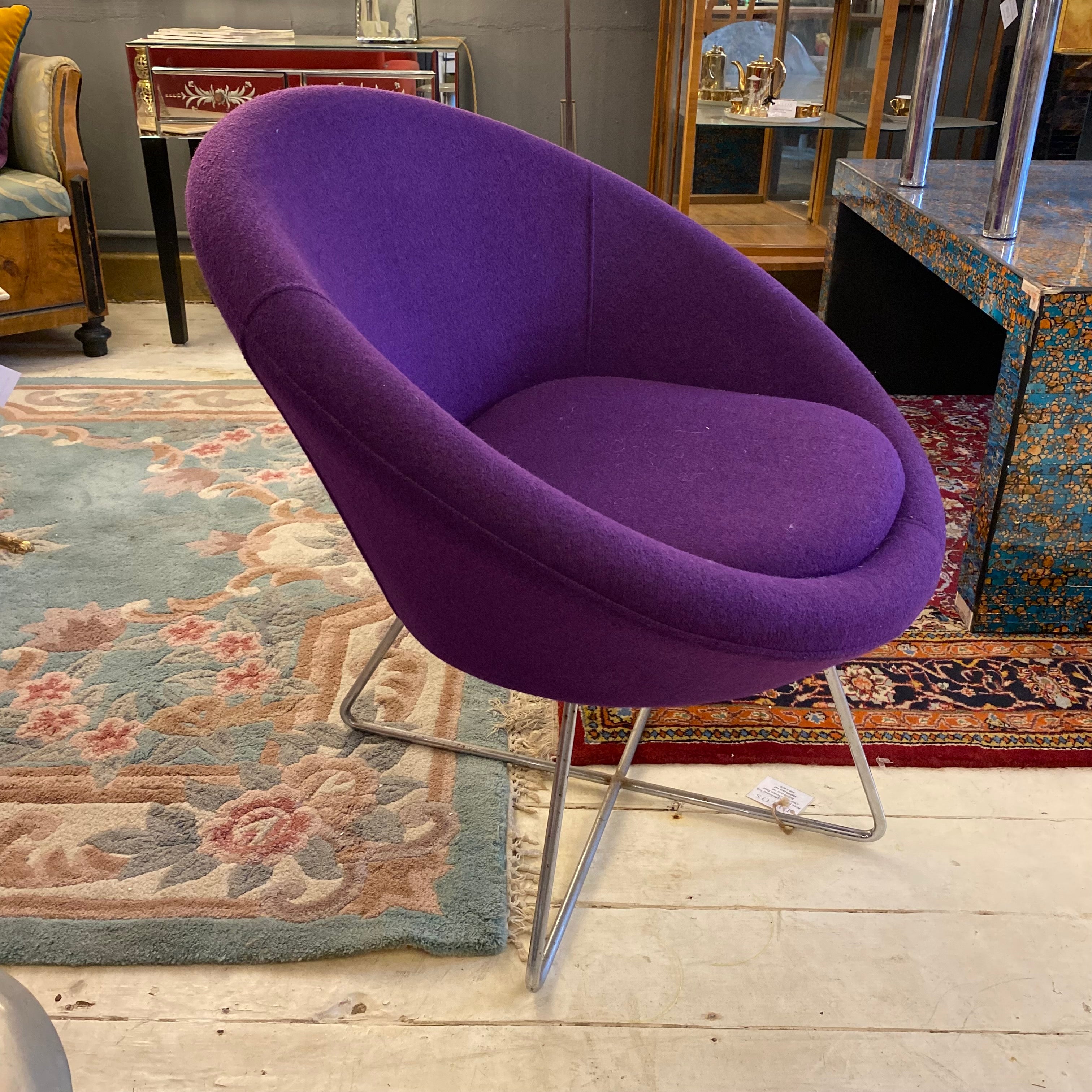 Retro Purple Tub Chair