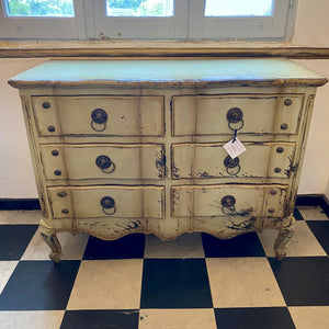 Distressed French Style Chest of Drawers - SOLD