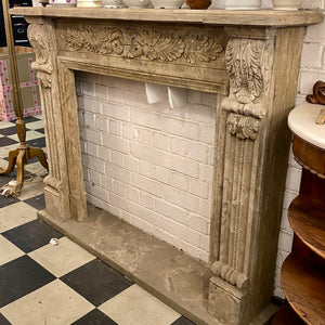 French Style Blue Stone Fire Surround - SOLD