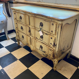 Distressed French Style Chest of Drawers - SOLD