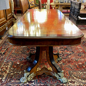 Spectacular Empire Style Dining Table - SOLD