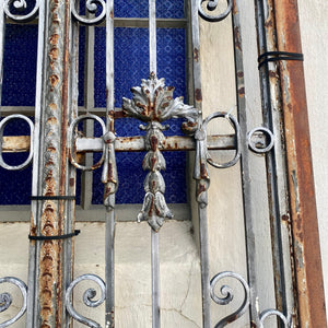 Art Nouveau Forged Steel Gate - SOLD