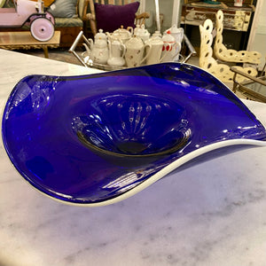 Cobalt Blue Glass Bowl - SOLD