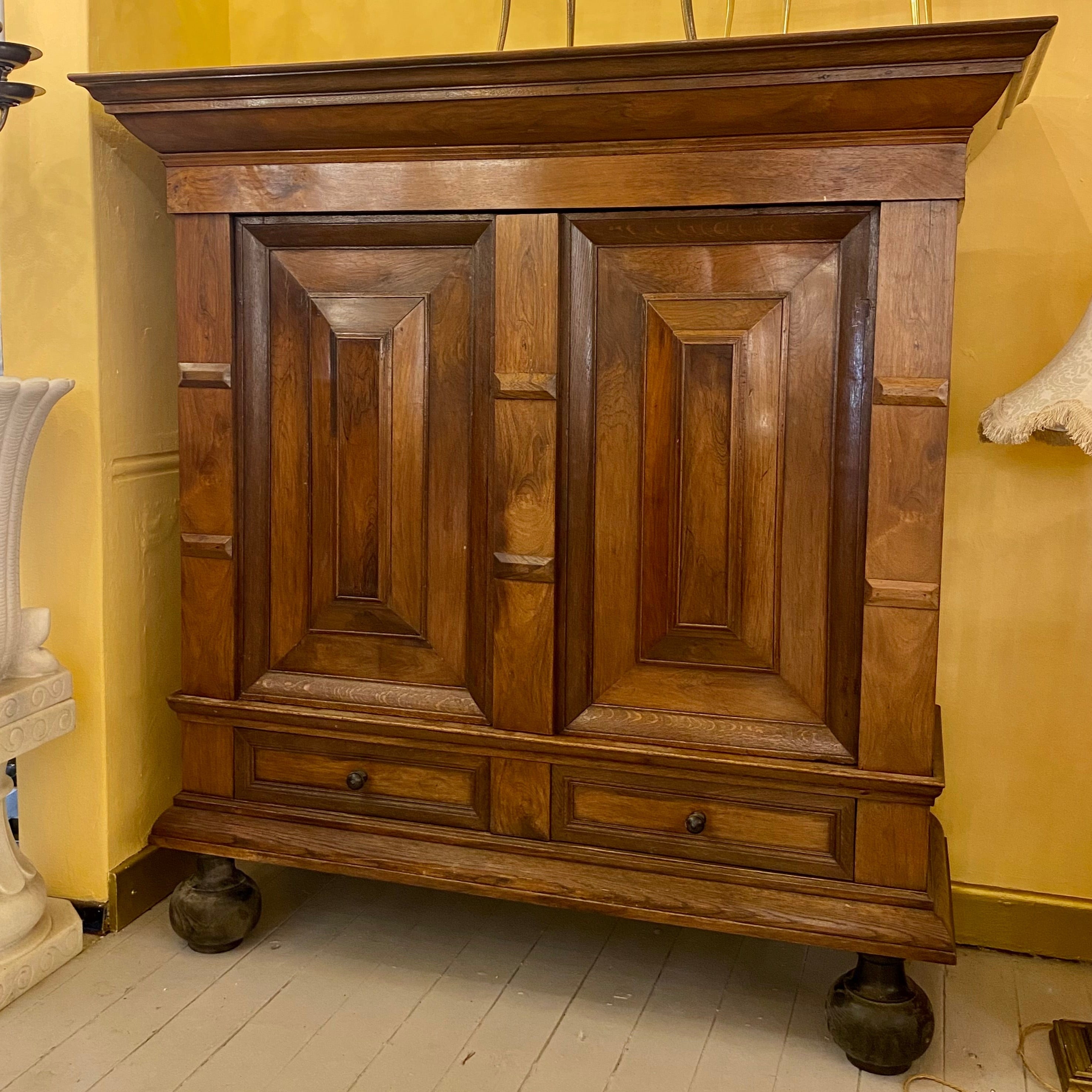 18th Century Dutch Rosewood Linen Cabinet - SOLD